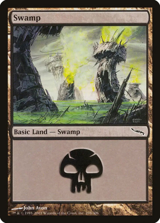 Swamp (298) [Mirrodin] - MTG Single