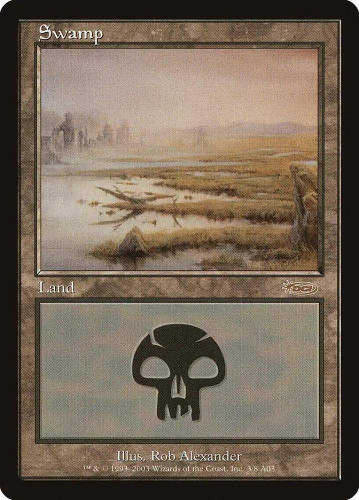 Swamp (3) [Arena League 2003] - MTG Single