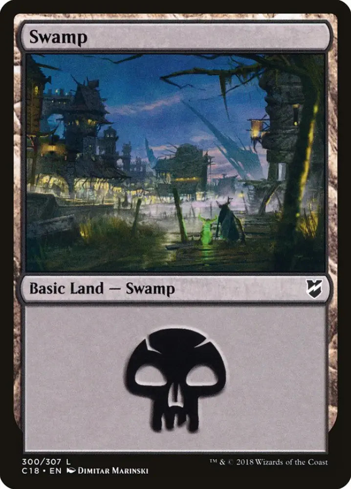 Swamp (300) [Commander 2018] - MTG Single