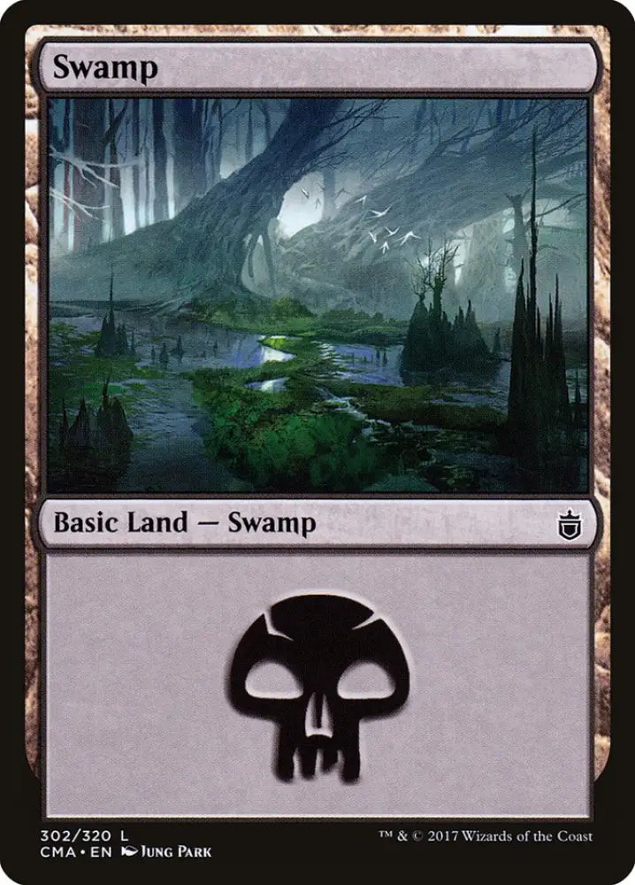 Swamp (302) [Commander Anthology] - MTG Single