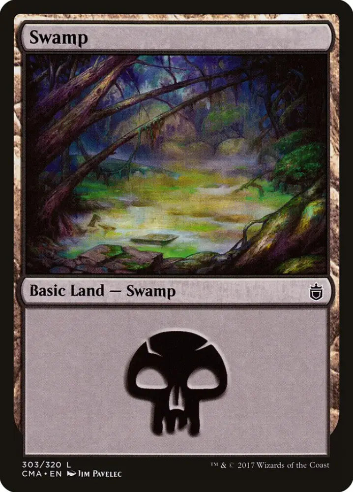 Swamp (303) [Commander Anthology] - MTG Single