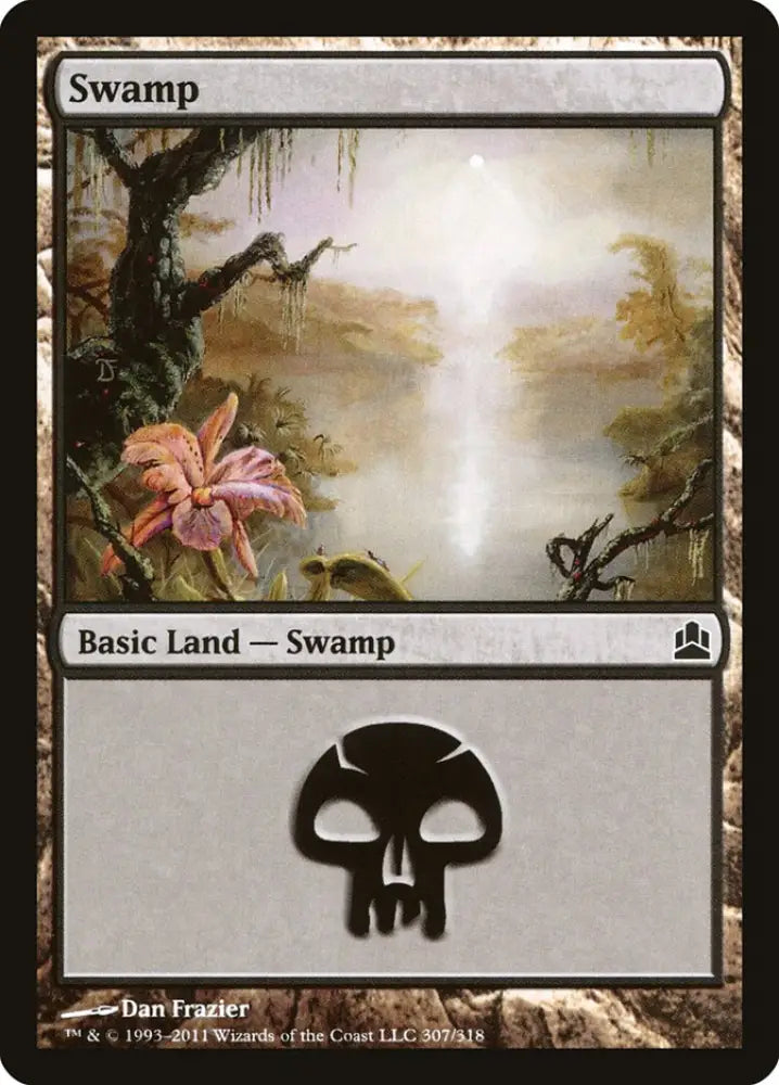 Swamp (307) [Commander 2011] - MTG Single