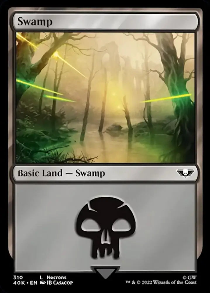 Swamp (310) [Warhammer 40,000] - MTG Single