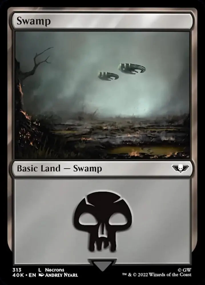 Swamp (313) [Warhammer 40,000] - MTG Single