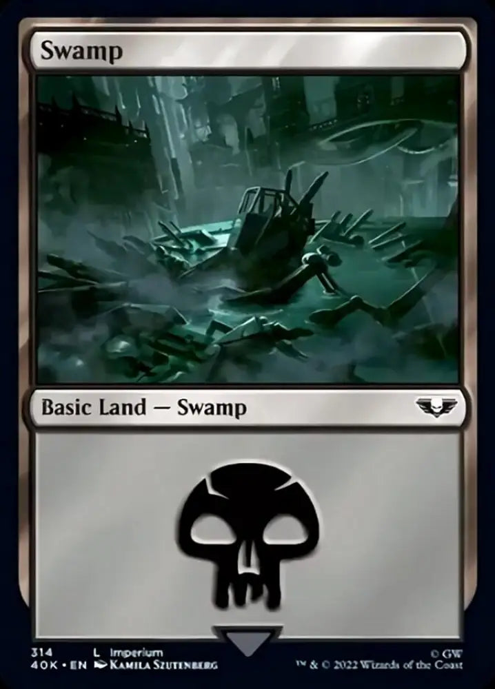 Swamp (314) [Warhammer 40,000] - MTG Single