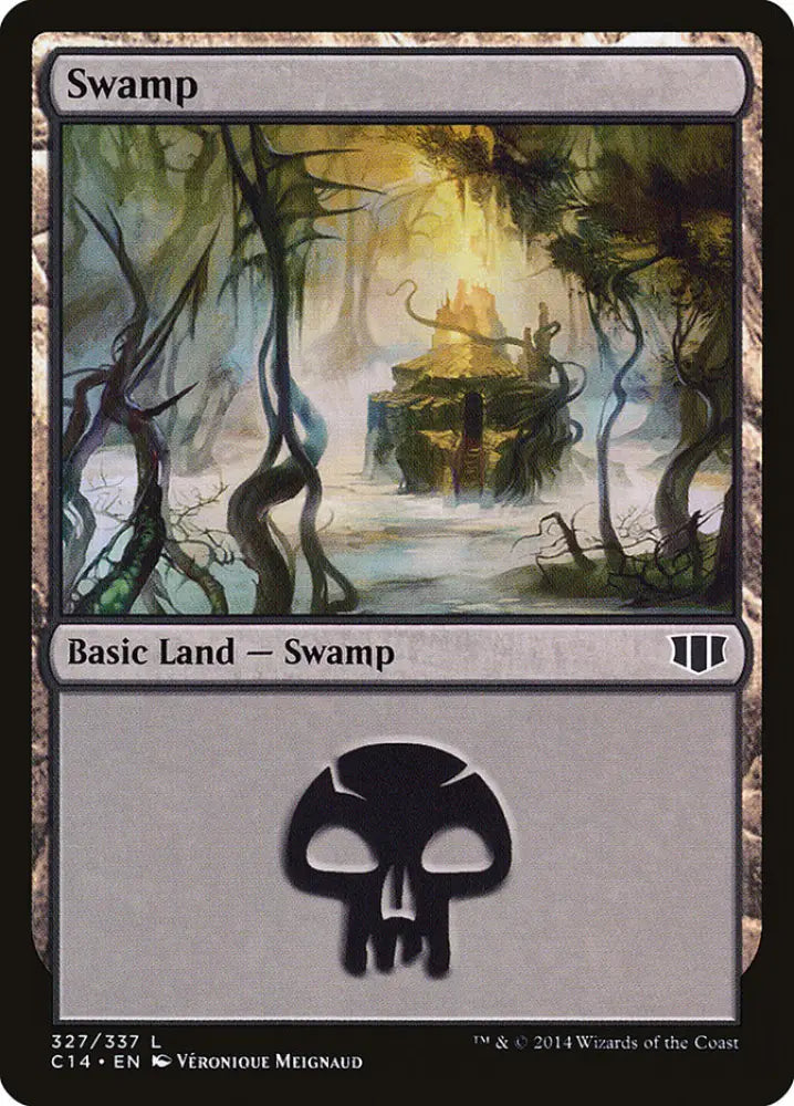 Swamp (327) [Commander 2014] - MTG Single