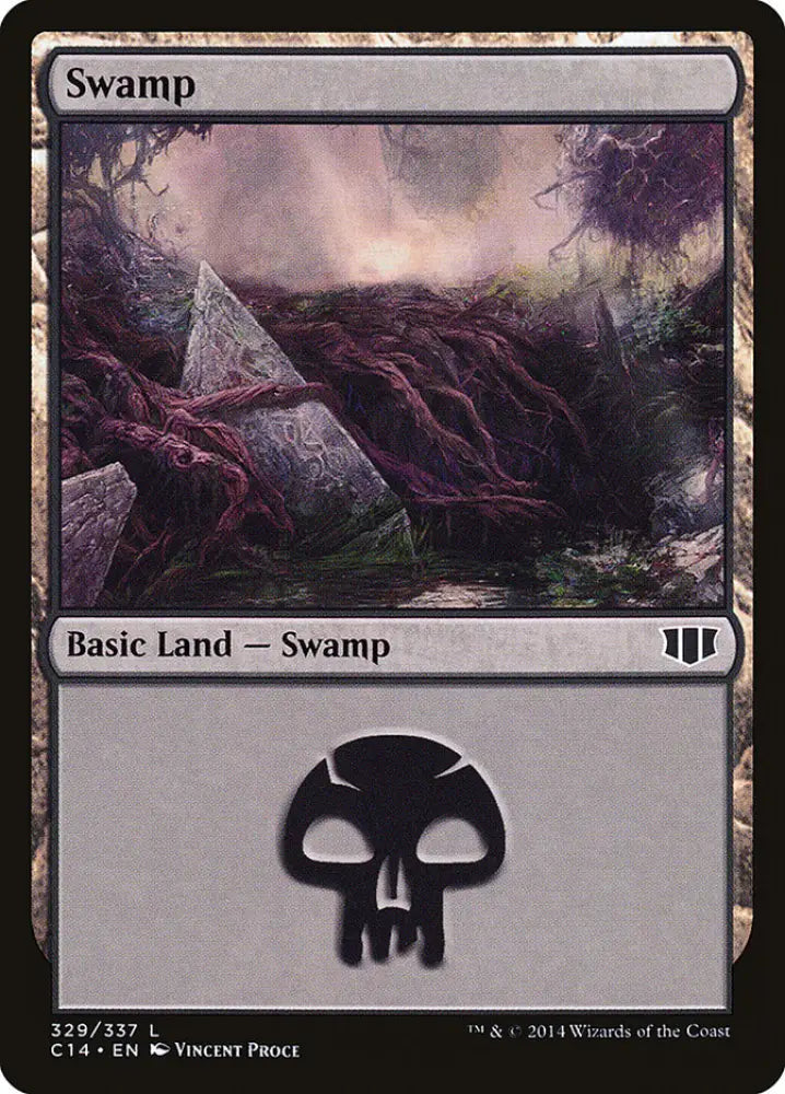Swamp (329) [Commander 2014] - MTG Single