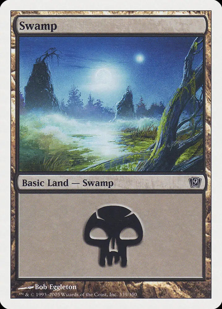 Swamp (339) [Ninth Edition] - MTG Single