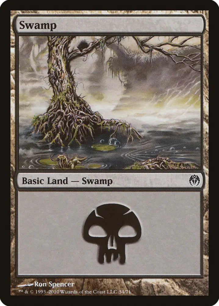 Swamp (34) [Duel Decks: Phyrexia vs. the Coalition] - MTG Single