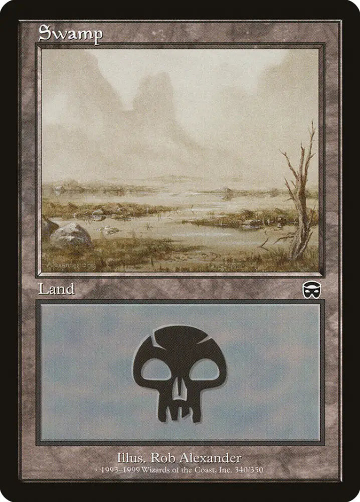 Swamp (340) [Mercadian Masques] - MTG Single