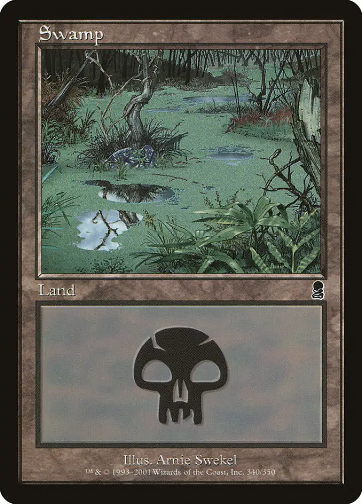 Swamp (340) [Odyssey] - MTG Single