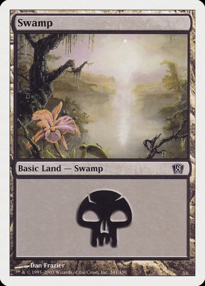 Swamp (341) [Eighth Edition] - MTG Single