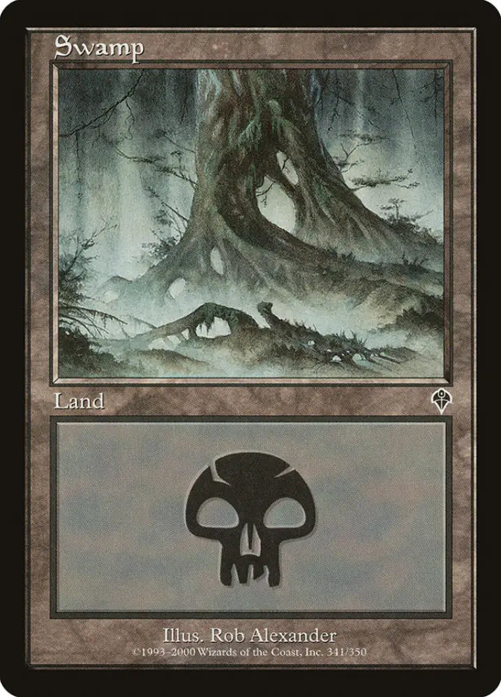 Swamp (341) [Invasion] - MTG Single