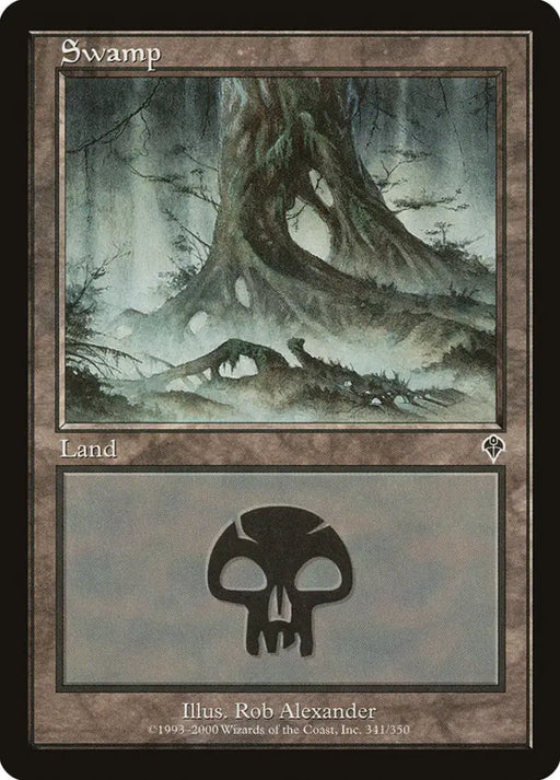 Swamp (341) [Invasion] - MTG Single