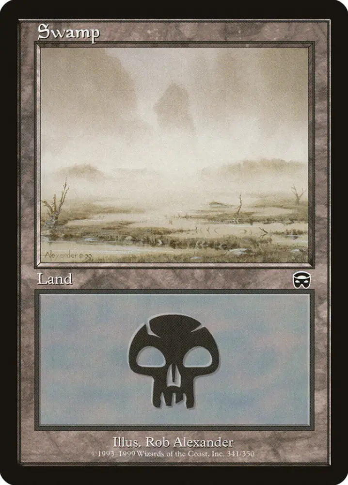 Swamp (341) [Mercadian Masques] - MTG Single