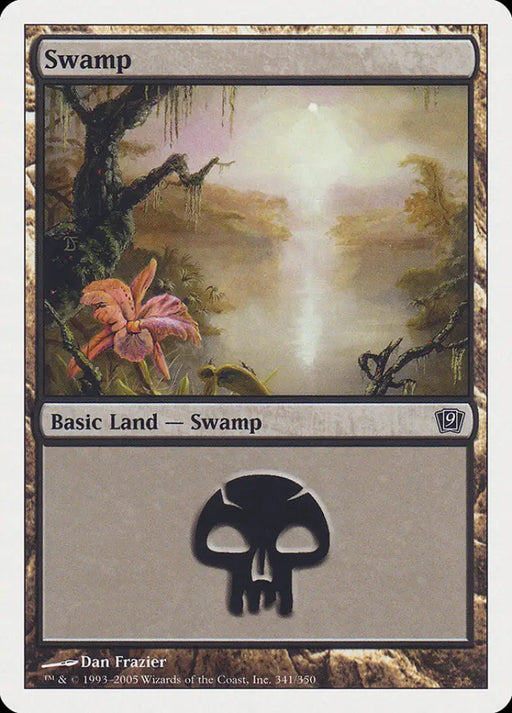 Swamp (341) [Ninth Edition] - MTG Single