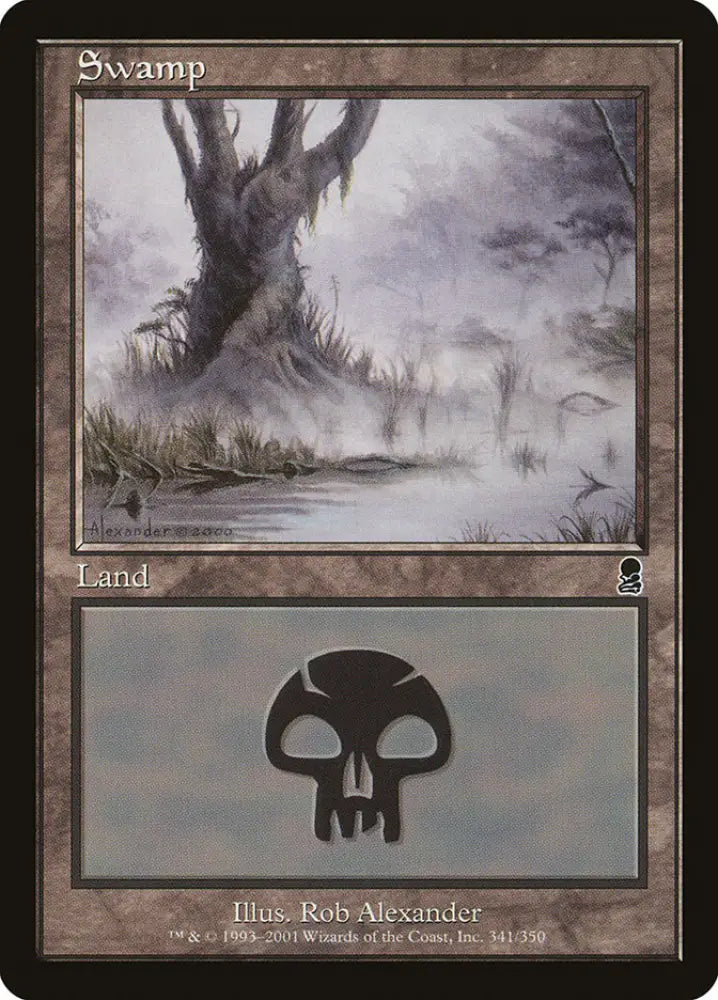Swamp (341) [Odyssey] - MTG Single