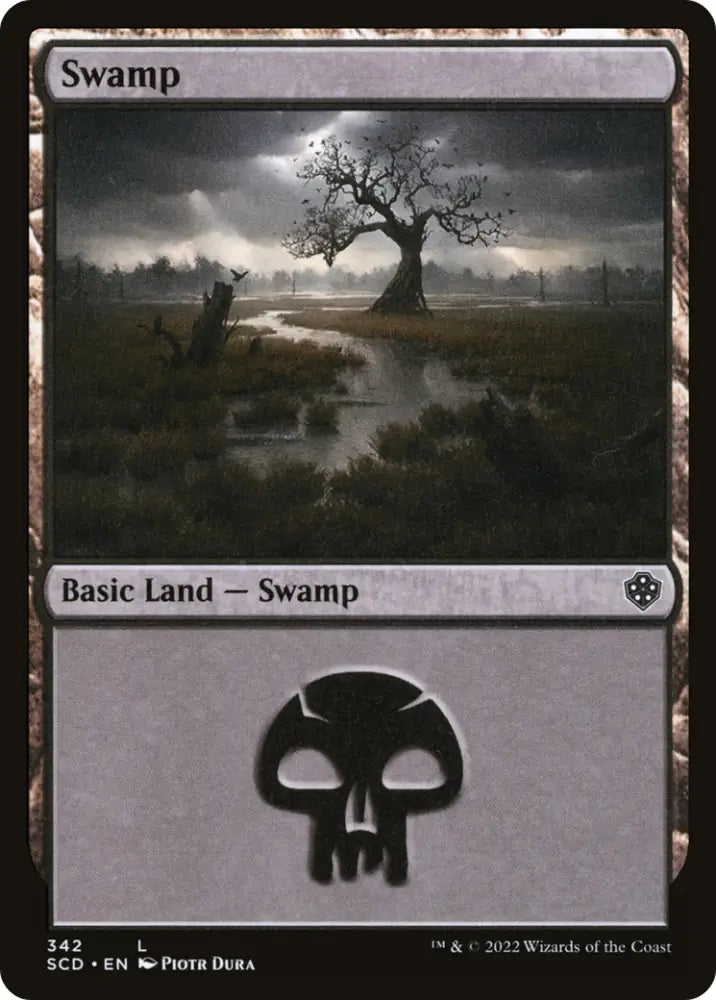 Swamp (342) [Starter Commander Decks] - MTG Single