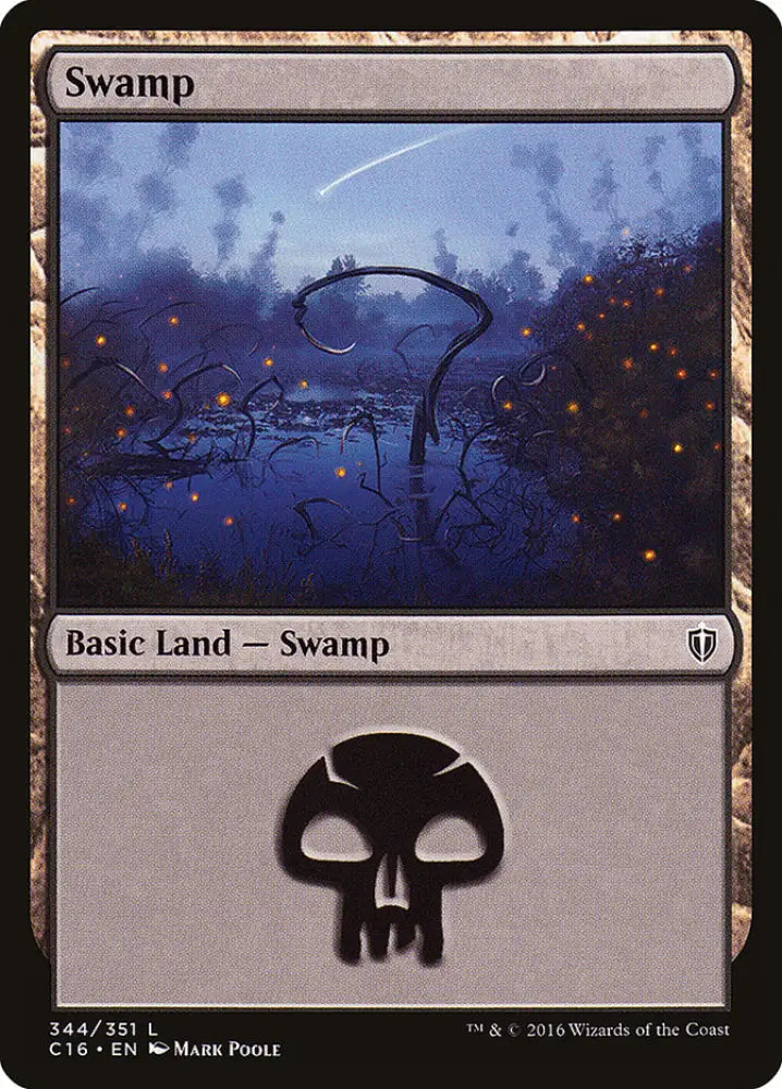 Swamp (344) [Commander 2016] - MTG Single