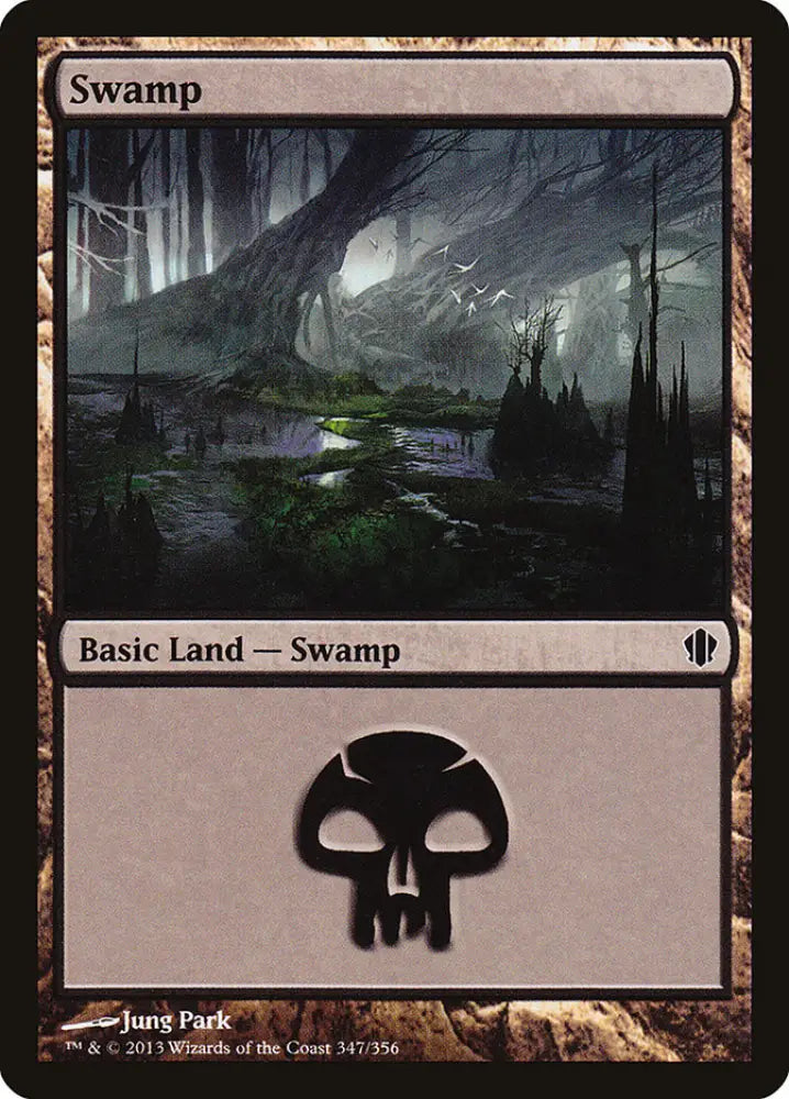 Swamp (347) [Commander 2013] - MTG Single