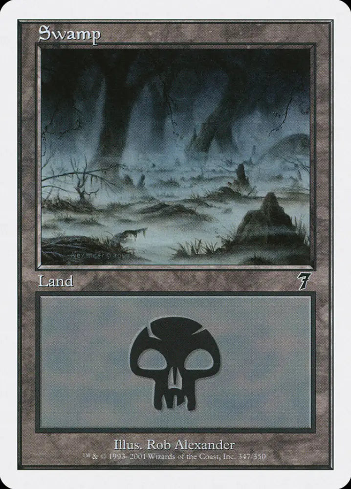 Swamp (347) [Seventh Edition] - MTG Single