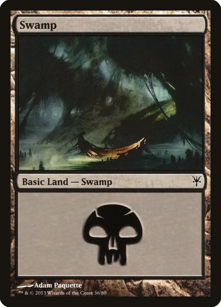 Swamp (36) [Duel Decks: Sorin vs. Tibalt] - MTG Single