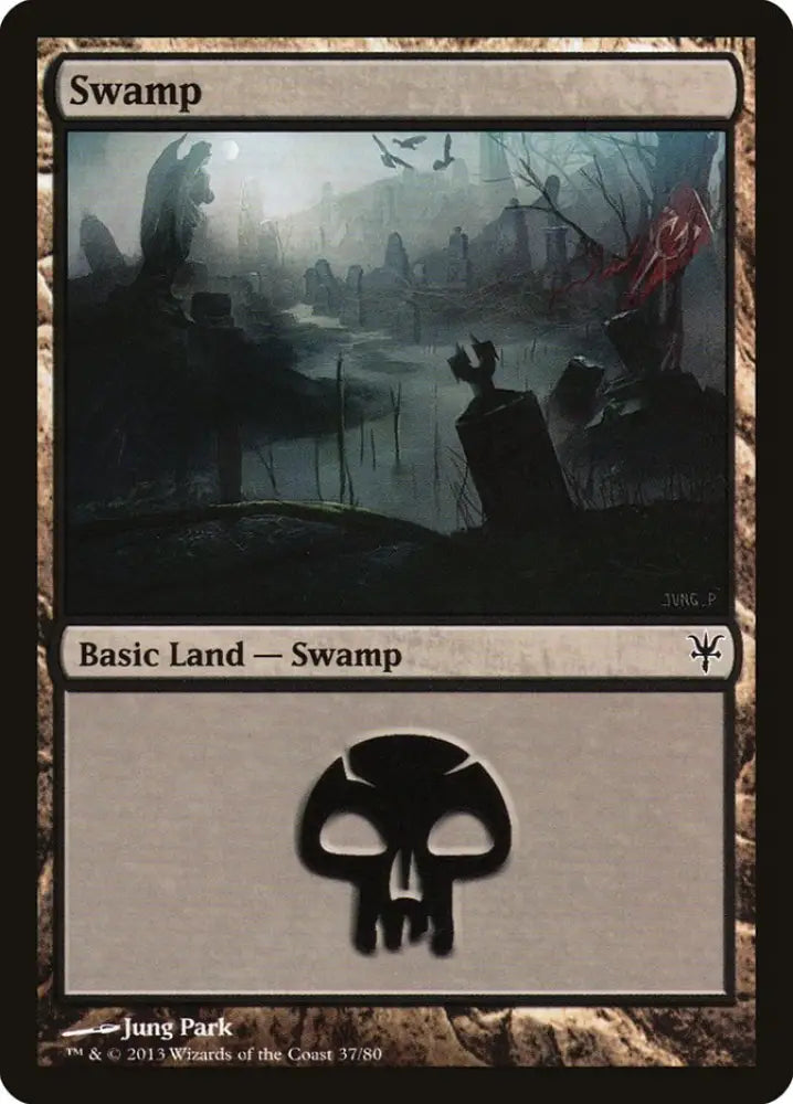 Swamp (37) [Duel Decks: Sorin vs. Tibalt] - MTG Single