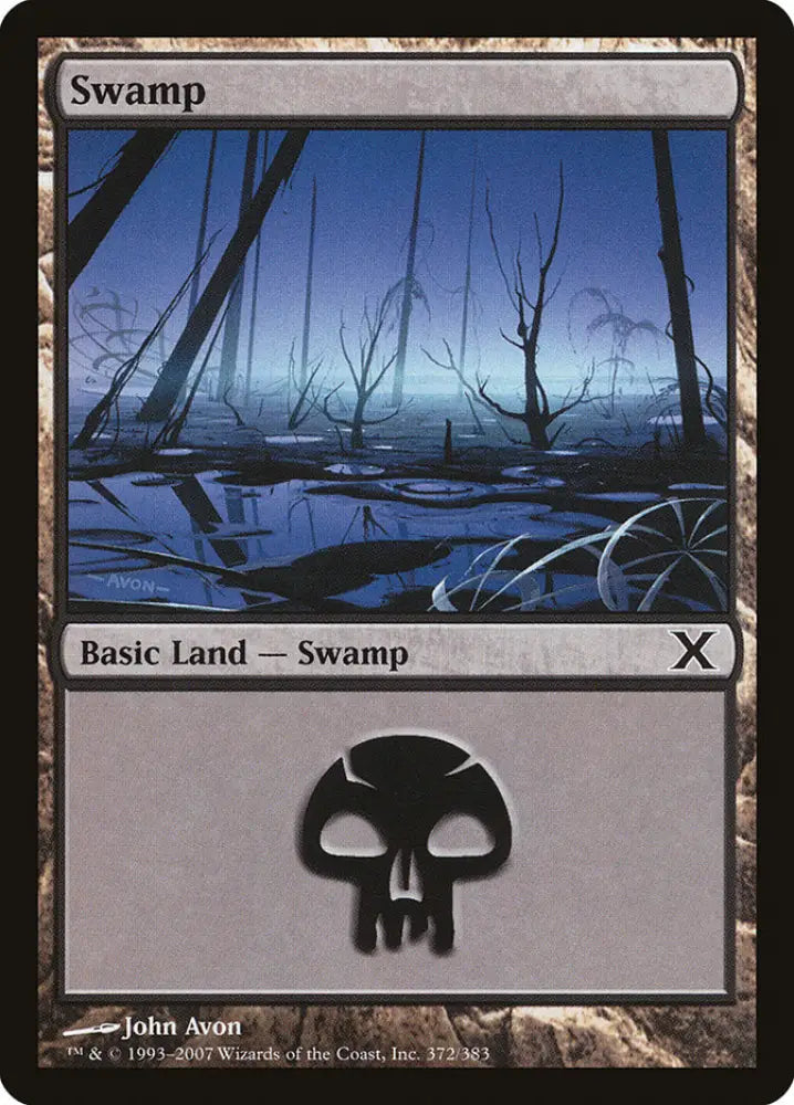Swamp (372) [Tenth Edition] - MTG Single