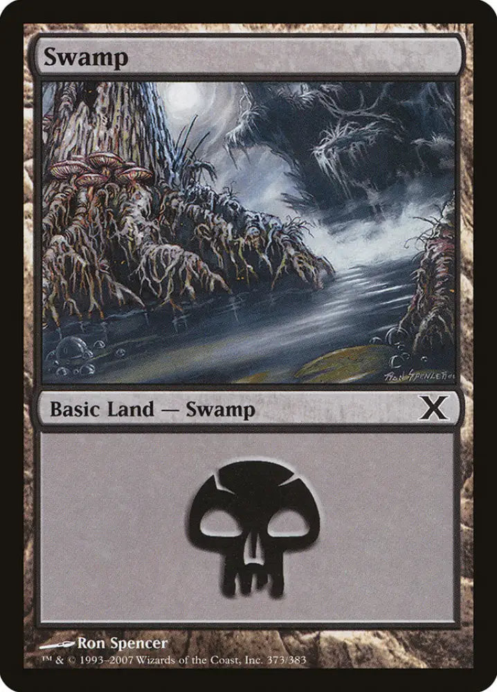Swamp (373) [Tenth Edition] - MTG Single