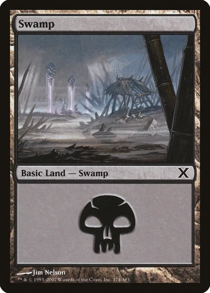 Swamp (374) [Tenth Edition] - MTG Single