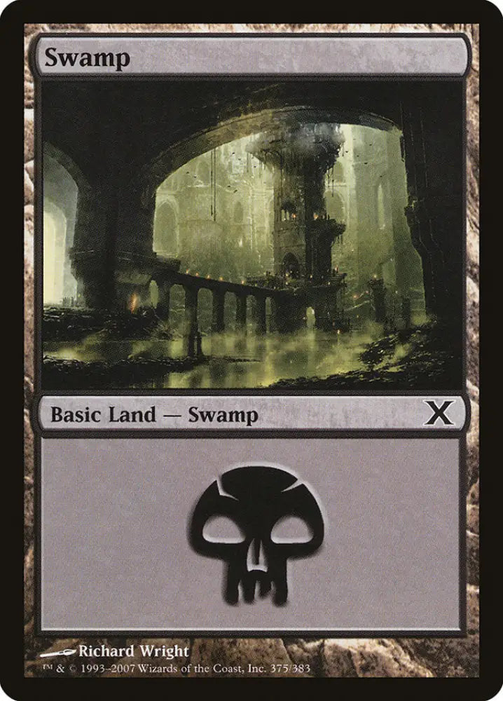 Swamp (375) [Tenth Edition] - MTG Single