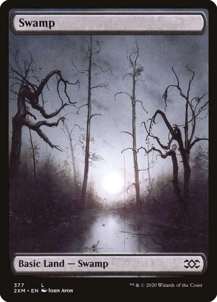 Swamp (377) [Double Masters] - MTG Single
