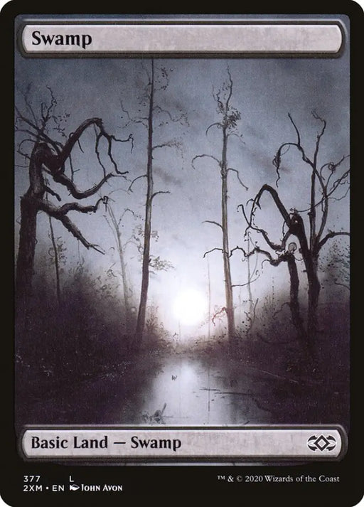 Swamp (377) [Double Masters] - MTG Single