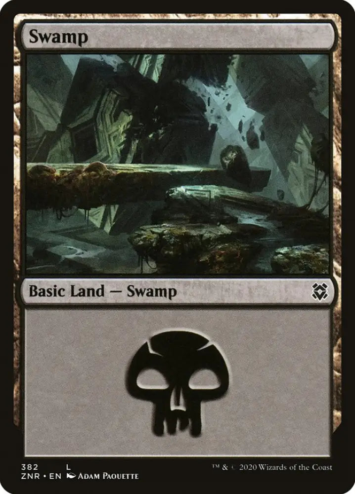 Swamp (382) [Zendikar Rising] - MTG Single