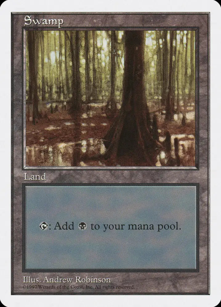 Swamp (439) [Fifth Edition] - MTG Single