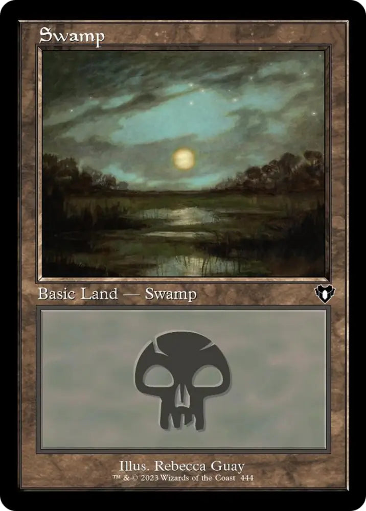Swamp (444) (Retro) [Commander Masters] - MTG Single