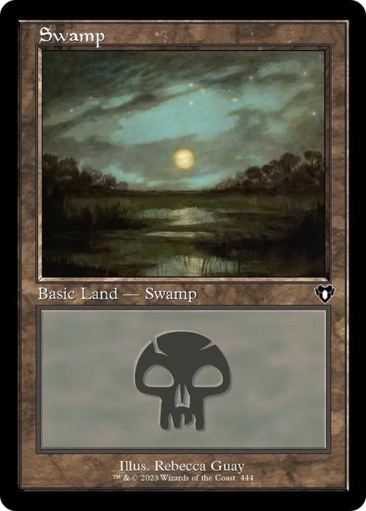 Swamp (444) (Retro) [Commander Masters] - MTG Single