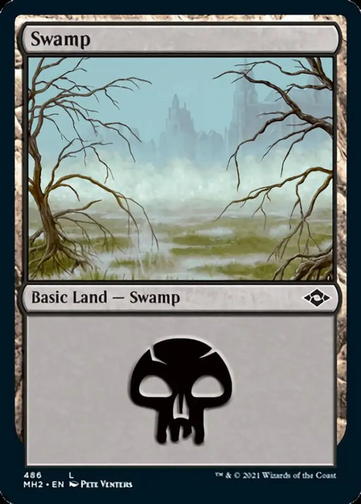Swamp (486) (Foil Etched) [Modern Horizons 2] - MTG Single