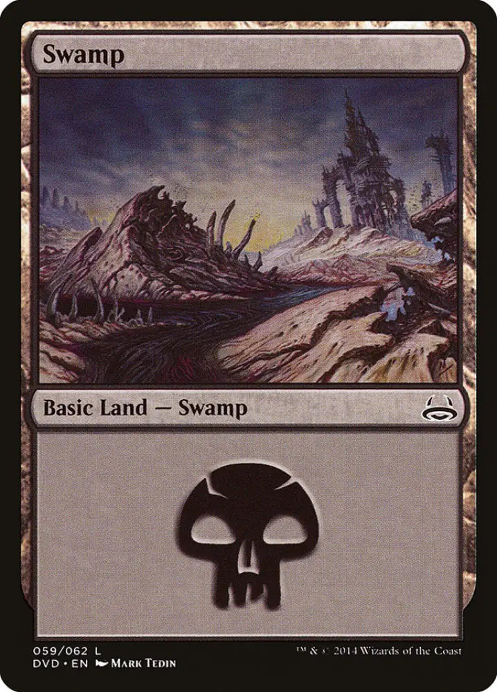 Swamp (59) (Divine vs. Demonic) [Duel Decks Anthology] - MTG Single