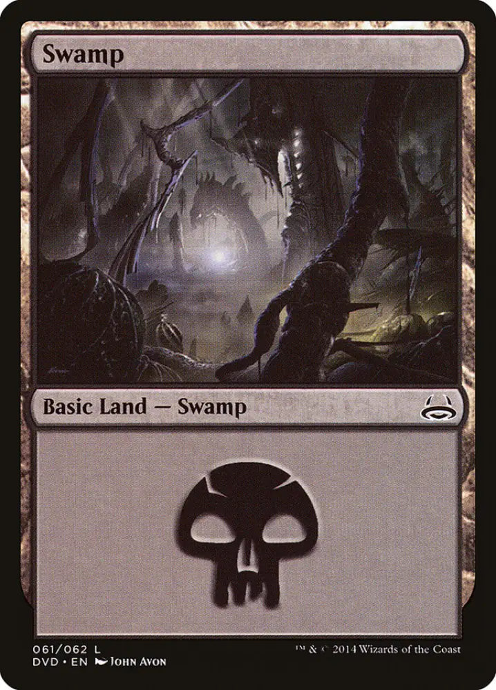 Swamp (61) (Divine vs. Demonic) [Duel Decks Anthology] - MTG Single
