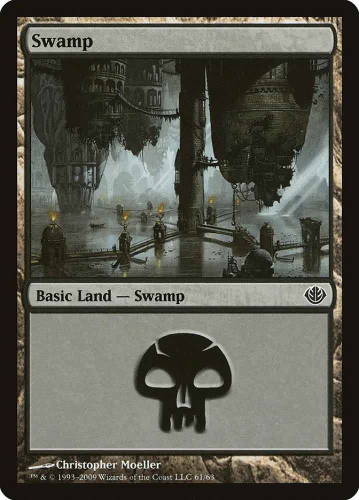 Swamp (61) [Duel Decks: Garruk vs. Liliana] - MTG Single