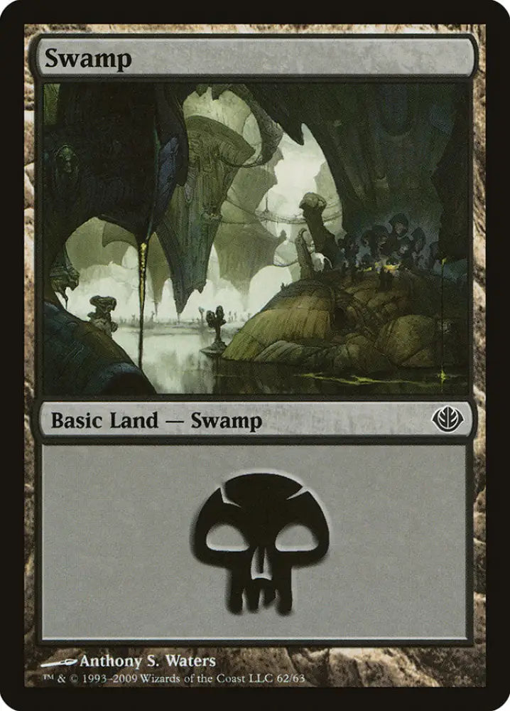 Swamp (62) [Duel Decks: Garruk vs. Liliana] - MTG Single