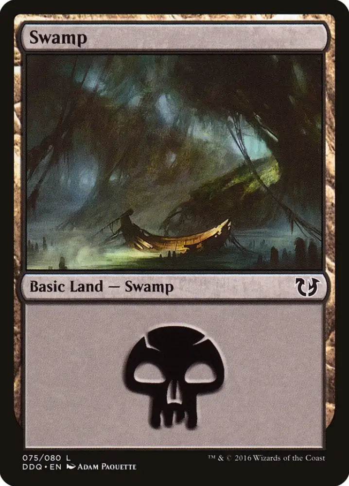 Swamp (75) [Duel Decks: Blessed vs. Cursed] - MTG Single