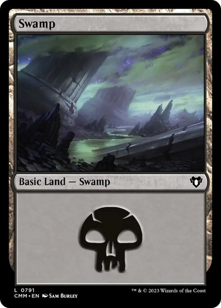 Swamp (791) [Commander Masters] - MTG Single