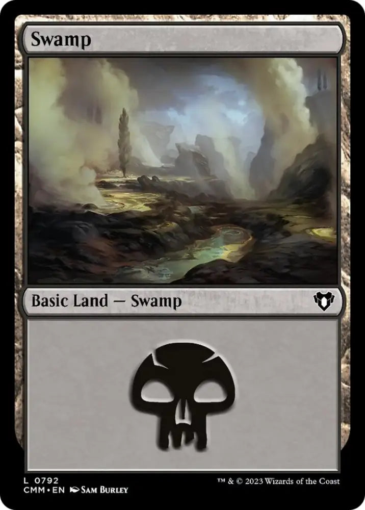 Swamp (792) [Commander Masters] - MTG Single