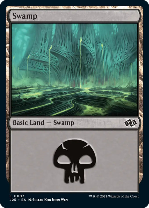 Swamp (87) [Foundations Jumpstart] - MTG Single