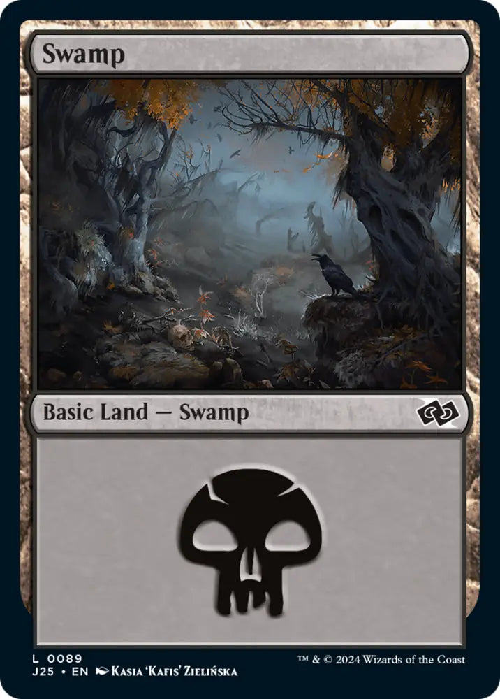 Swamp (89) [Foundations Jumpstart] - MTG Single