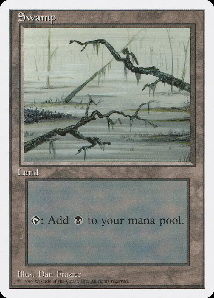 Swamp (Gray Water Light Fog) [Introductory Two-Player Set] - MTG Single