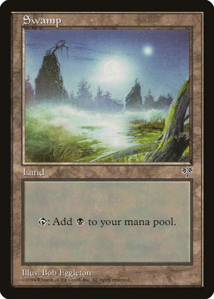 Swamp (Moon) [Mirage] - MTG Single