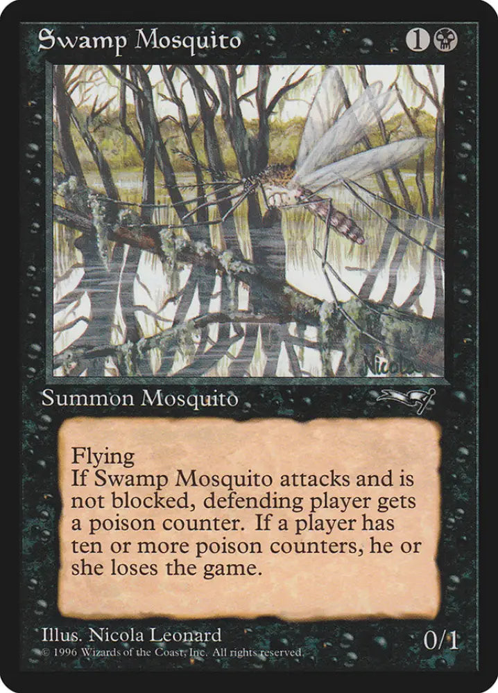 Swamp Mosquito (Facing Side) [Alliances] - MTG Single